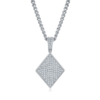 Cube Hip Hop Necklace S925 Silver Pendant Moissanite Grade D 0.85CT 2